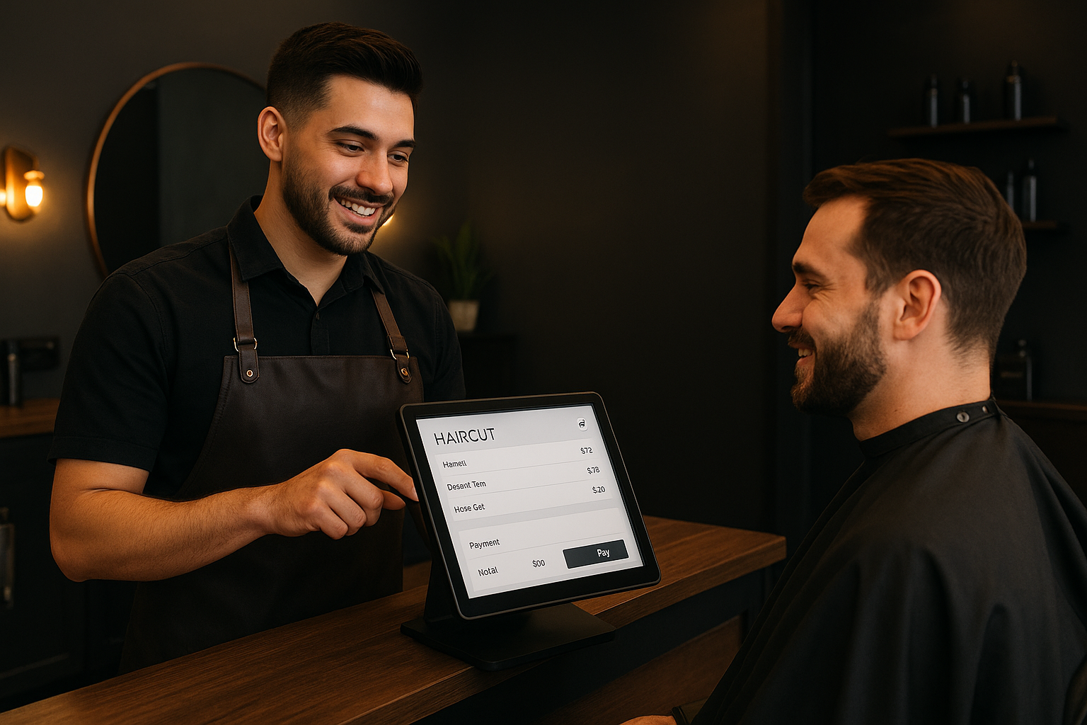 Barber Ireland ePOS System - Electronic Point of Sale for Barbershops Dublin